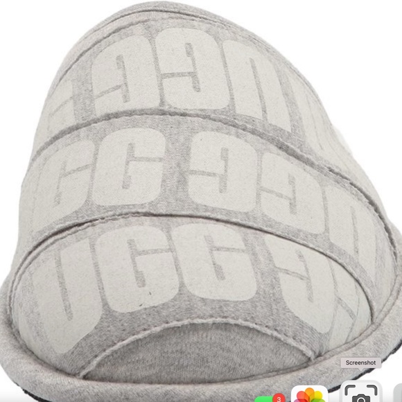FATHER'S DAY SHOPPING " CLOSET SAMPLE"UGG Size 11 Men’s Scuff Graphic Band Grey" - Picture 8 of 11